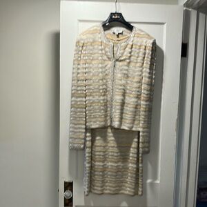 St John evening dress